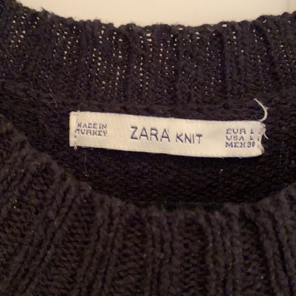Zara knit Black Sweaterdress - Picture 3 of 4